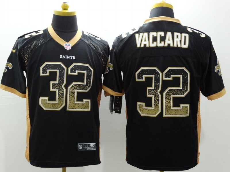 Men's New Orleans Saints Kenny Vaccaro #32 Black Jersey